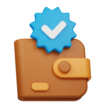 Pago verificado  3D Icon