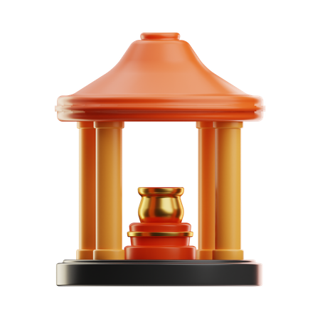 Pagoda  3D Icon