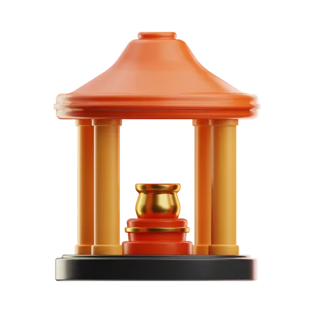 Pagoda  3D Icon