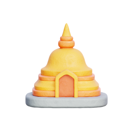 Pagoda tailandesa  3D Icon