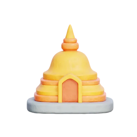 Pagoda tailandesa  3D Icon