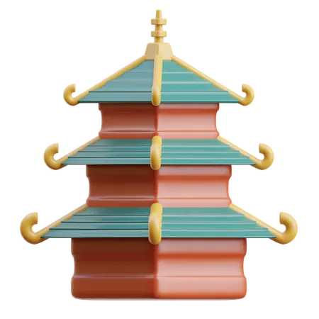 Pagode coreano  3D Icon