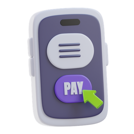 Pagar on-line  3D Icon