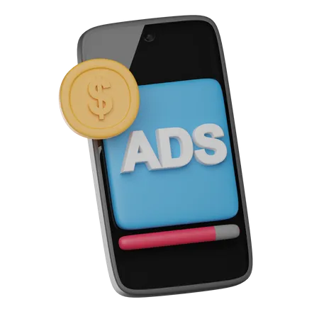 Paid Ads  3D Icon