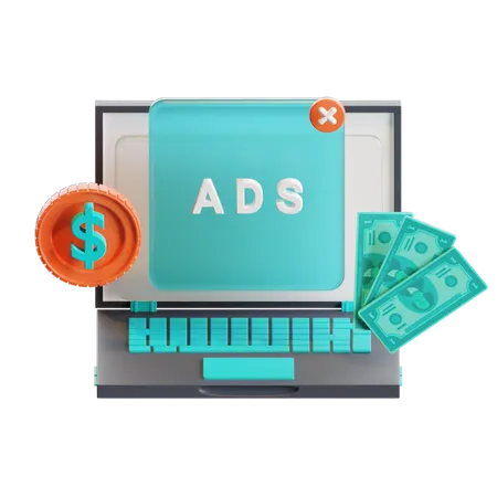 Paid ads  3D Icon