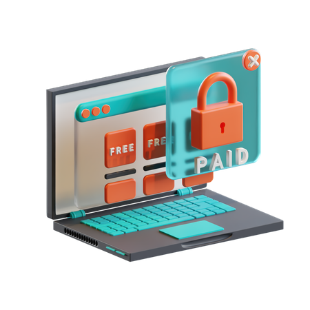 Paid advertisement  3D Icon