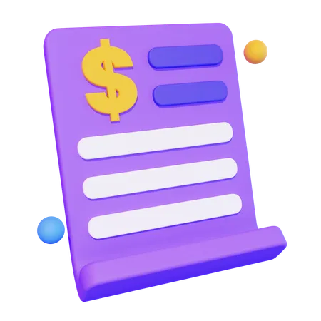 Paid Article  3D Icon