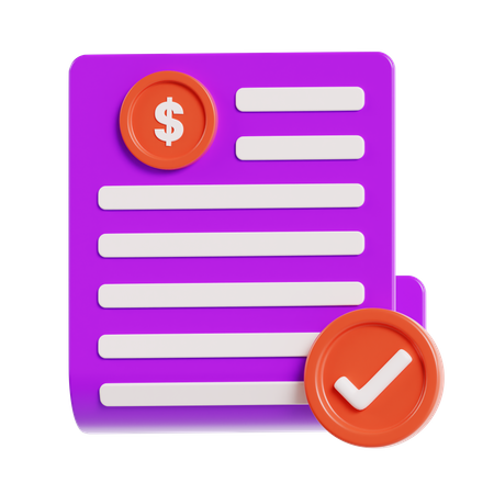 Paid Article  3D Icon