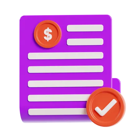 Paid Article  3D Icon