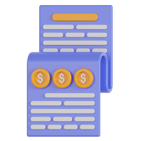 Paid Article  3D Icon