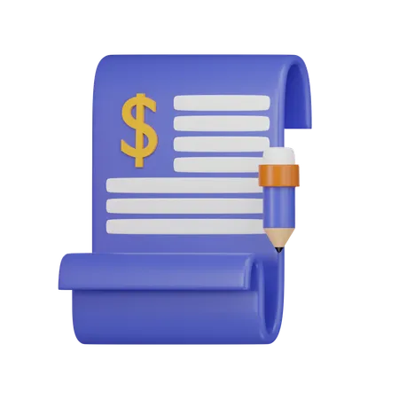 Paid Articles  3D Icon