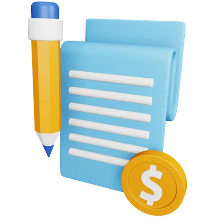 Paid Articles  3D Icon