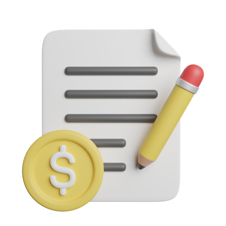 Paid Articles  3D Icon