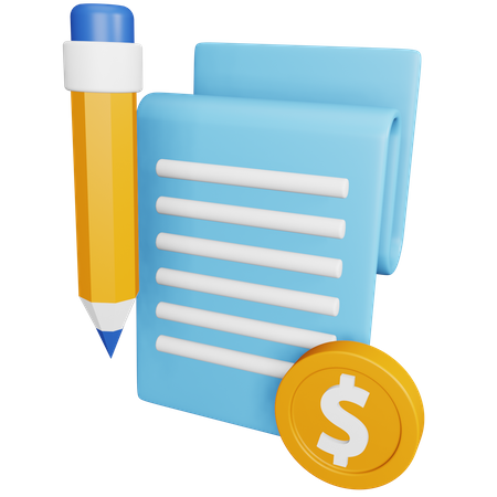 Paid Articles 3D Icon