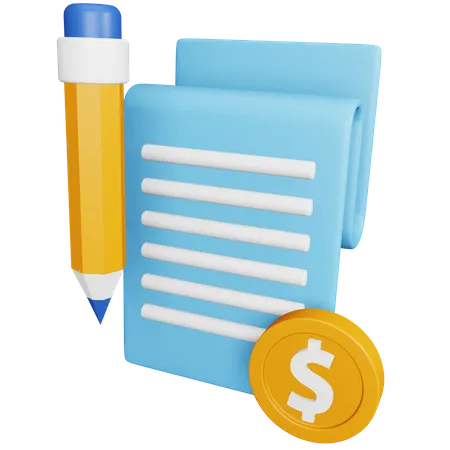 Paid Articles 3D Icon