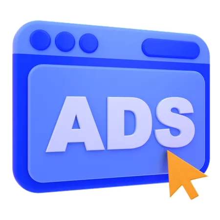 Paid Per Clicks  3D Icon