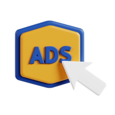 Paid Per Clicks  3D Icon