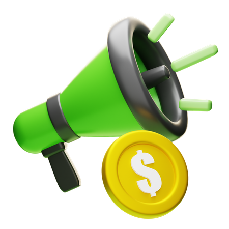 Paid Promote  3D Icon
