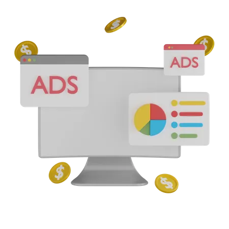 Paid Promotion Analysis  3D Icon