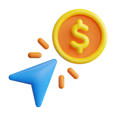 Paid Search  3D Icon
