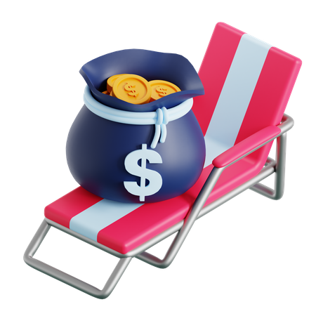 Paid Vacation  3D Icon