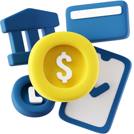 Paiement  3D Icon