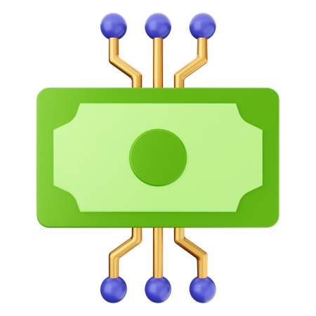 Paiement ai  3D Icon