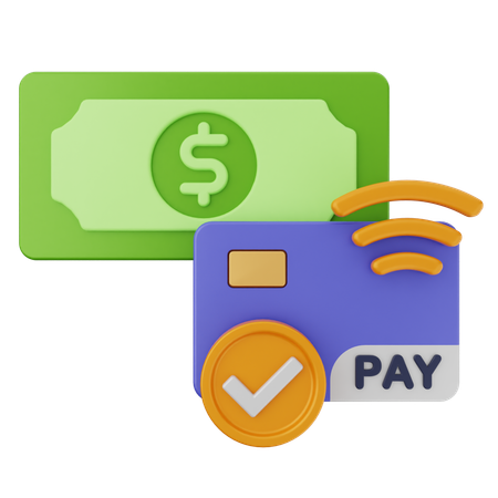 Paiement en argent  3D Icon