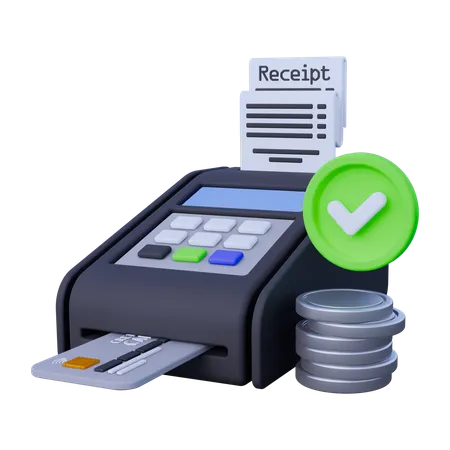 Paiement automatique  3D Icon