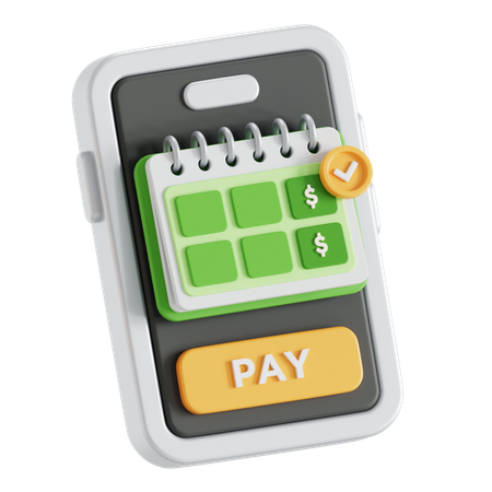 Paiement automatique  3D Icon