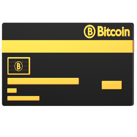 Paiement en bitcoins  3D Icon