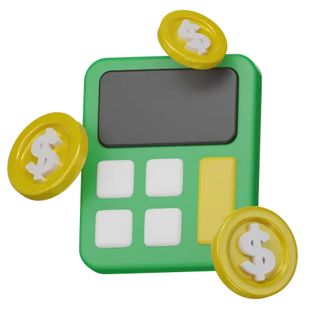 Calcul du paiement  3D Icon