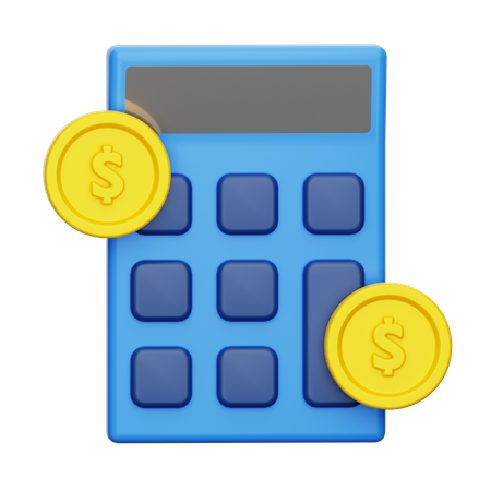 Calcul du paiement  3D Icon