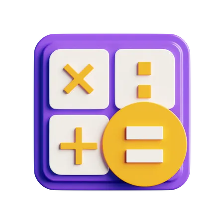 Calcul du paiement  3D Icon