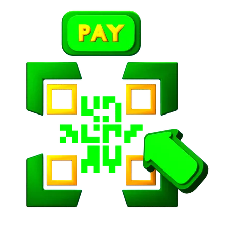 Code-barres de paiement  3D Icon