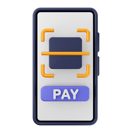 Code-barres de paiement  3D Icon