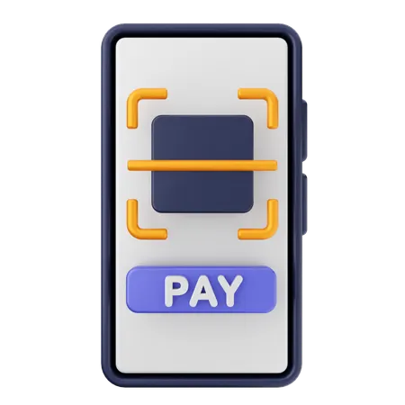 Code-barres de paiement  3D Icon