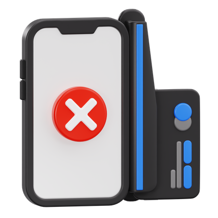 Paiement échoué  3D Icon