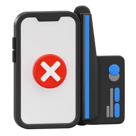 Paiement échoué  3D Icon