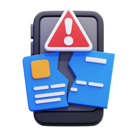 Paiement échoué  3D Icon