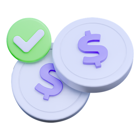 Paiement effectué  3D Icon