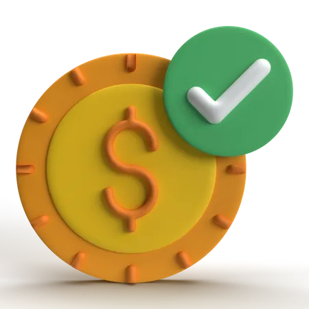 Paiement effectué  3D Icon