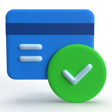 Paiement effectué  3D Icon