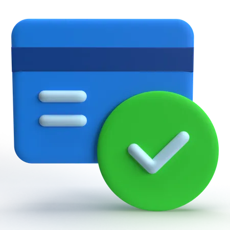 Paiement effectué  3D Icon