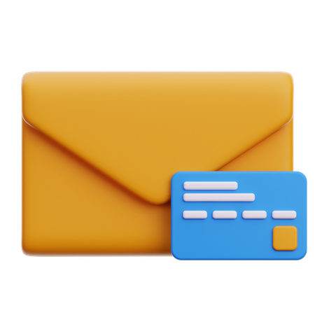 Email de paiement  3D Icon