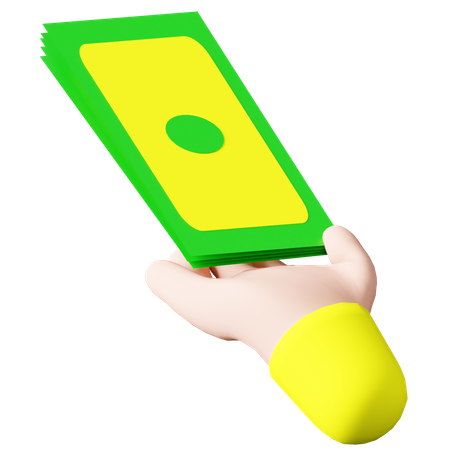 Paiement en espèces  3D Icon