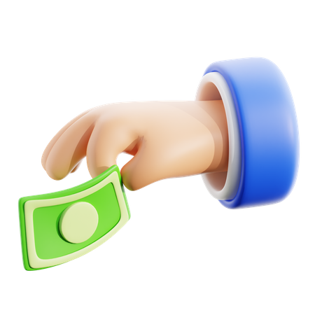 Paiement en espèces  3D Icon