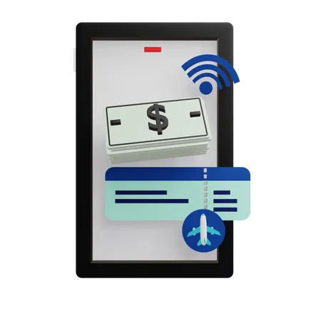 Paiement en ligne  3D Icon