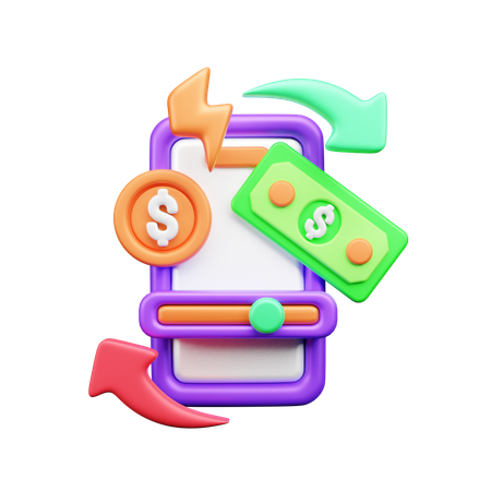 Paiement en ligne  3D Icon