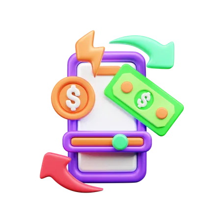 Paiement en ligne  3D Icon